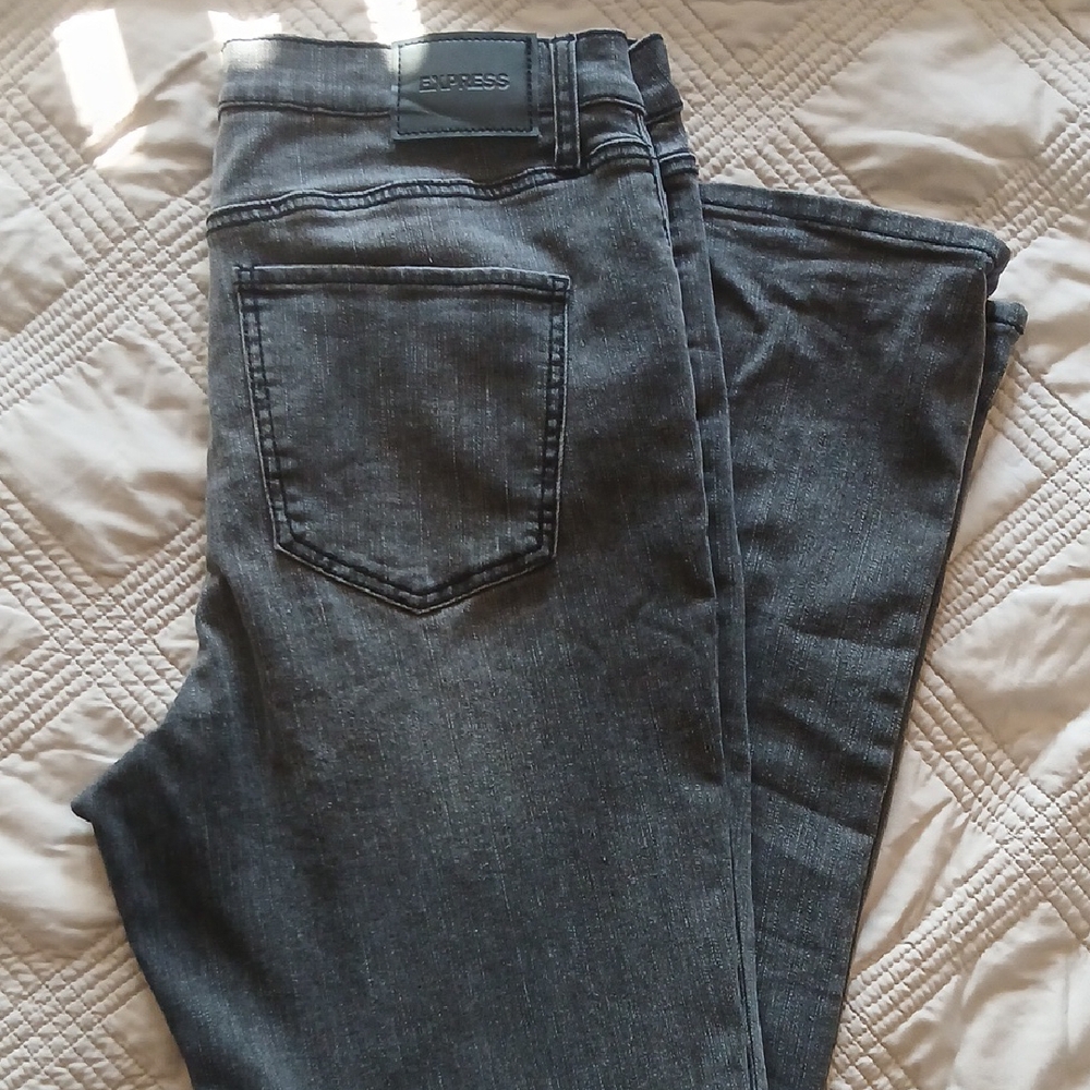 Express Charcoal Denim Jeans